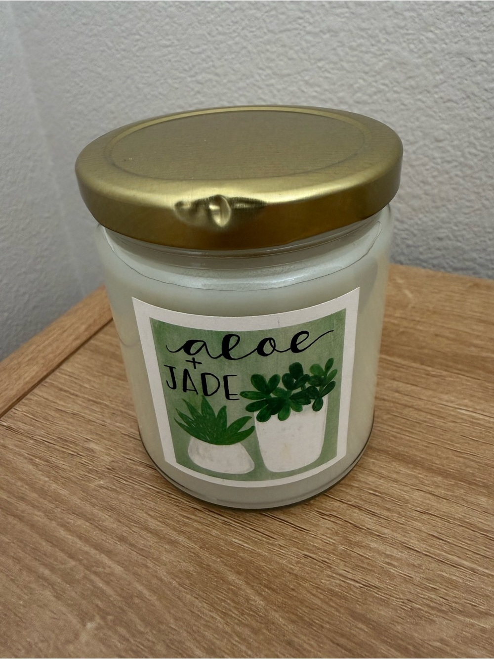 Aloe & Jade Gift Candle jar
